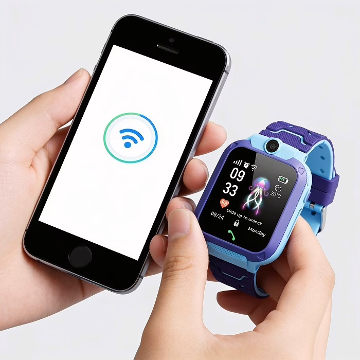 Uhr wird mit der Eltern-App auf dem Smartphone gekoppelt